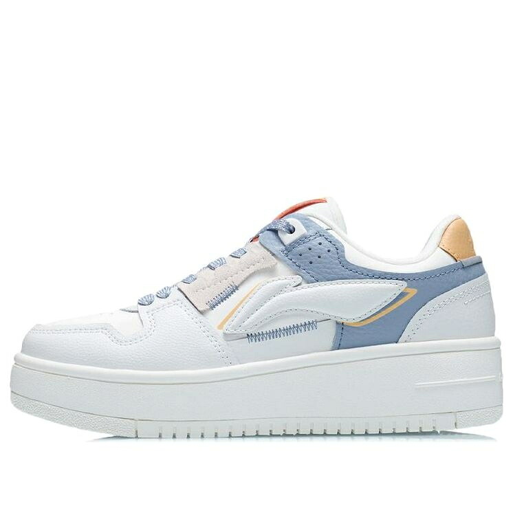 リーニン 白色 ホワイト 青色 ブルー 'WHITE BLUE' スニーカー レディース LI-NING (WMNS) TIANJI AGCR468-2 / WHITE BLUE