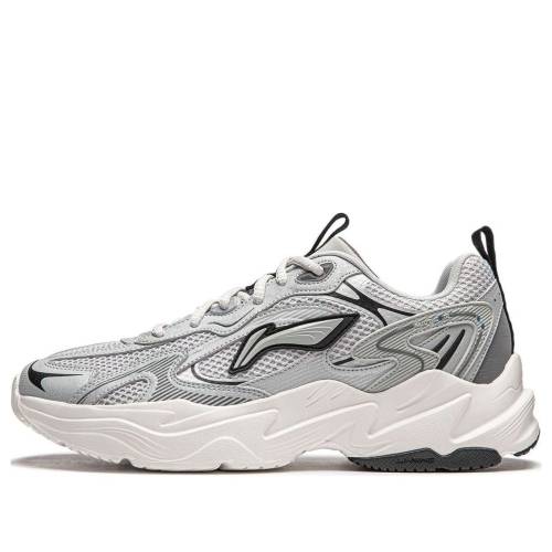 リーニン 薄墨色 薄墨色 ベージュ \u0027GREY BEIGE\u0027 スニーカー メンズ LI-NING METEOR AGCU121-2 / GREY BEIGE