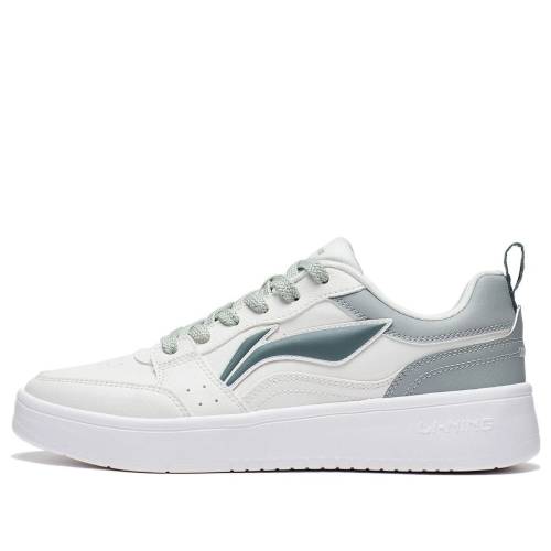 リーニン 白色 ホワイト 緑 グリーン WHITE GREEN スニーカー レディース LI-NING (WMNS) LIGHT AGCT340-2 / WHITE GREEN