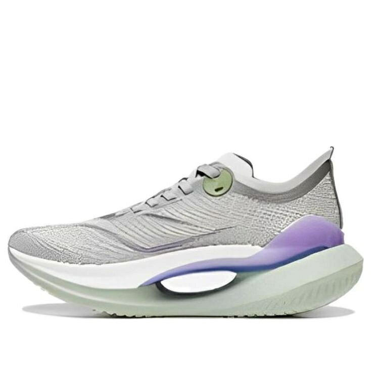 リーニン 薄墨色 薄墨色 紫 パープル 白いこと 白いこと 緑 緑であること 2.0 \u0027GREY PURPLE\u0027 スニーカー レディース LI-NING (WMNS) JUE YING ESSENTIAL ARRT006-13 / GREY PURPLE WHITE GREEN