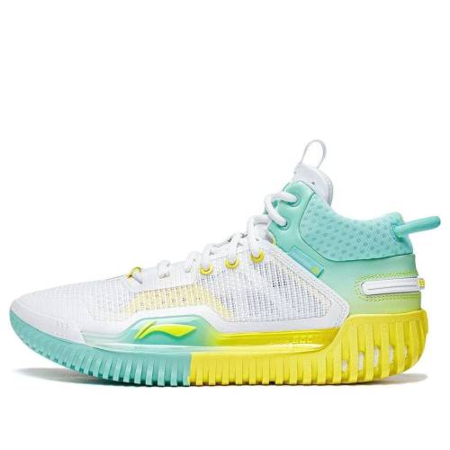 リーニン 黄色 イエロー 白色 ホワイト 緑 グリーン WHITE GREEN スニーカー メンズ LI-NING BADFIVE 3 YELLOW ABFT005-9 / WHITE YELLOW GREEN