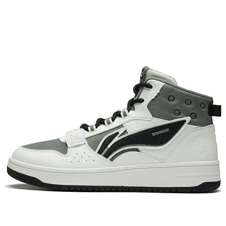 リーニン ハイ 灰色 グレー 白色 ホワイト 緑 グリーン 'WHITE GREEN' スニーカー メンズ LI-NING SAN YUAN HIGH 3M GREY AGCS241-2 / WHITE GREY GREEN 28,340円