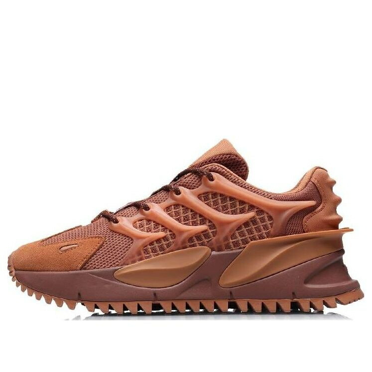 リーニン スパイン 銅色 コッパー 赤 赤いこと \u0027COPPER RED\u0027 スニーカー メンズ LI-NING COUNTERFLOW SPINE AGLR049-4 / COPPER RED