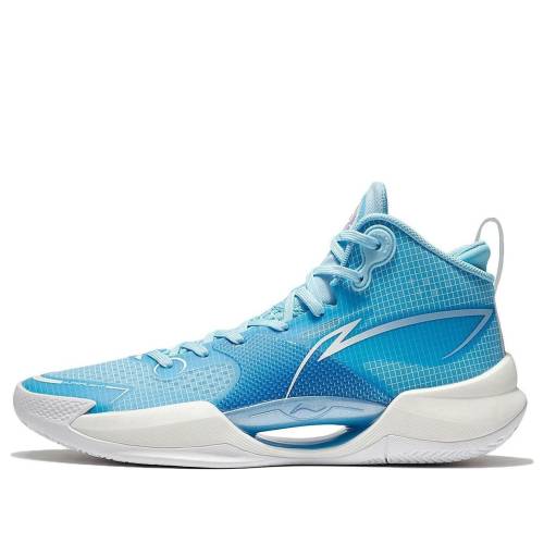 リーニン 青み 青色 白いこと 白いこと \u0027BLUE WHITE\u0027 スニーカー メンズ LI-NING SUPERLIGHT ABAS027-4 / BLUE WHITE