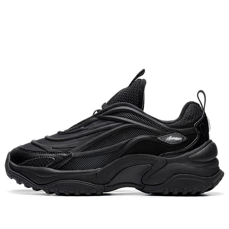 リーニン 黒いこと 黒いこと \u0027BLACK\u0027 スニーカー レディース LI-NING (WMNS) AURORA WINDWALKER V2 AGCS160-3 / BLACK