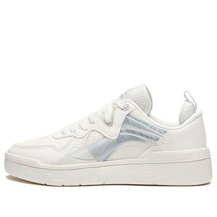 リーニン 点火装置 白いこと 白いこと 薄墨色 薄墨色 \u0027WHITE GREY\u0027 スニーカー レディース LI-NING (WMNS) SUPERWAVE LITE AGCS098-1 / WHITE GREY