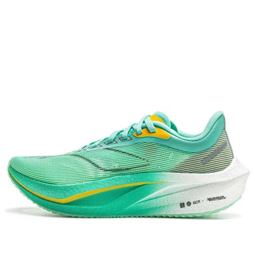 リーニン 黄色 イエロー 緑 グリーン 白色 ホワイト 'GREEN WHITE' スニーカー レディース LI-NING (WMNS) FEIDIAN 4 CHALLENGER YELLOW ARMU006-8 / GREEN YELLOW WHITE