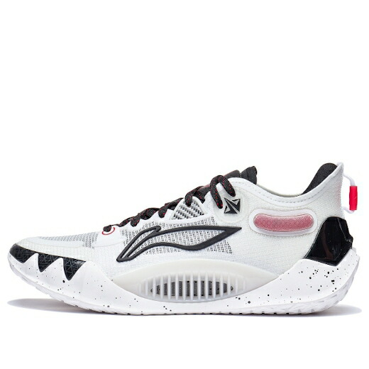 リーニン バトラー 白色 ホワイト 黒色 ブラック 赤 レッド HOST スニーカー メンズ LI-NING JIMMY BUTLER 1 ABAS051-2 / WHITE BLACK RED