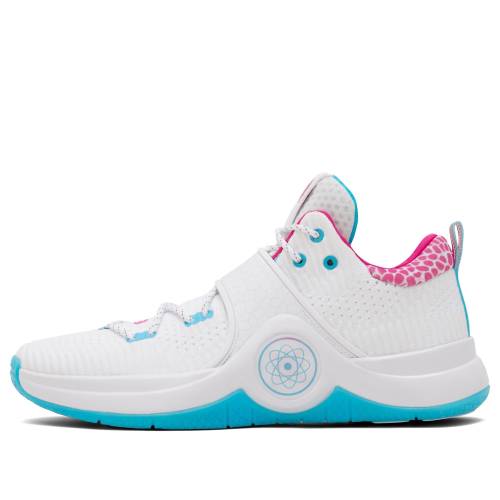 リーニン ウェイド 白色 ホワイト 青色 ブルー ピンク 'BUZZER BEATER' スニーカー メンズ LI-NING WAY OF WADE 6 ABAT131-2 / WHITE BLUE PINK|スニケス
