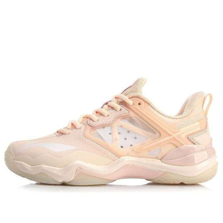 リーニン 橙 オレンジ色 サクラ色 \u0027ORANGE PINK\u0027 スニーカー レディース LI-NING (WMNS) SOUND BOOM OP AYZQ008-6 / ORANGE PINK