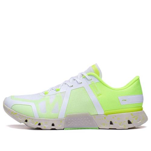 リーニン 緑 緑であること 白いこと 白いこと \u0027NEON GREEN\u0027 スニーカー レディース LI-NING (WMNS) LING AFVT004-14 / NEON GREEN WHITE