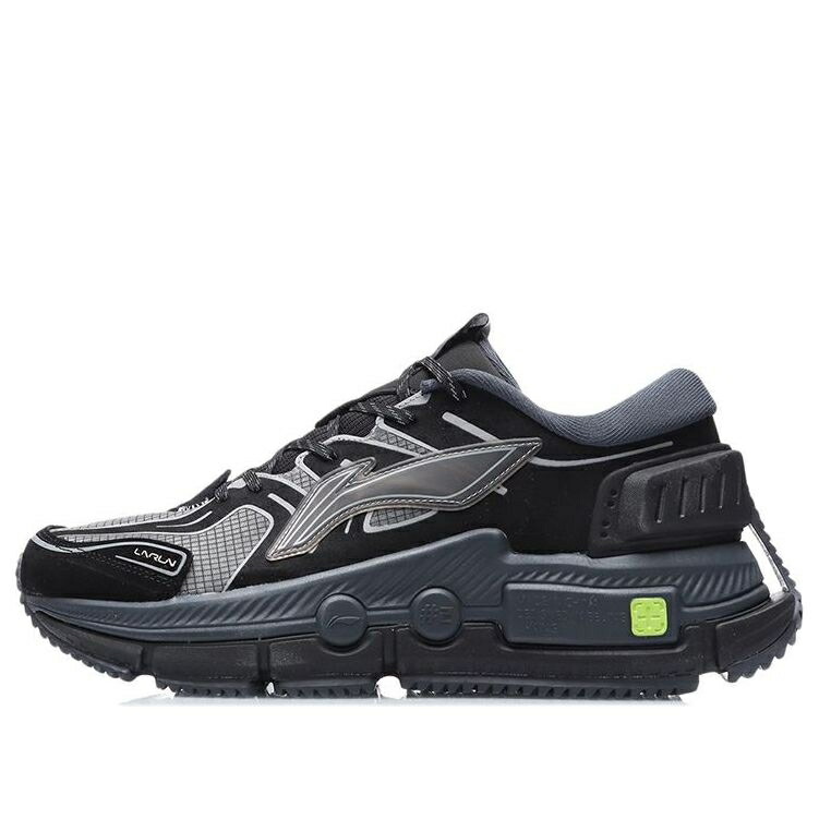 リーニン 黒いこと 黒いこと 薄墨色 薄墨色 \u0027BLACK GREY\u0027 スニーカー メンズ LI-NING SUN CHASER ESSENTIAL ARHR083-1 / BLACK GREY