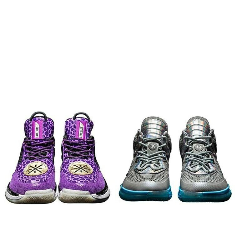 リーニン ウェイド 紫 パープル 灰色 グレー REMIX PACK スニーカー メンズ LI-NING WAY OF WADE 1/7 ABAN079-15 / PURPLE GREY