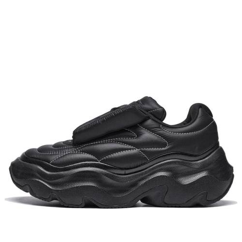リーニン 黒いこと 黒いこと \u0027BLACK\u0027 スニーカー レディース LI-NING (WMNS) PUFF RUNNER AZGT072-3 / BLACK