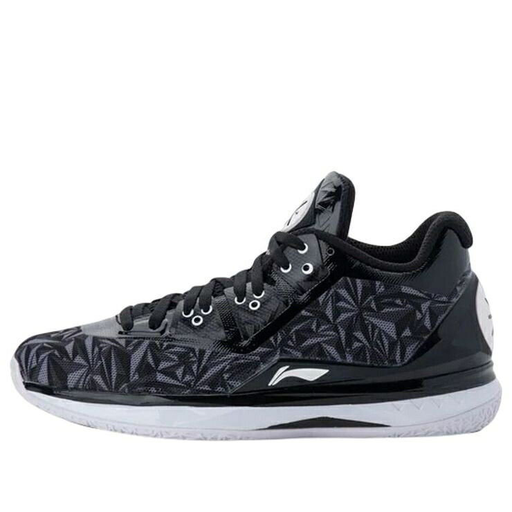 リーニン ウェイド 黒いこと 黒いこと 白いこと 白いこと \u0027ORIGAMI STEALTH\u0027 スニーカー メンズ LI-NING WAY OF WADE 4 ABAL037-26 / BLACK WHITE