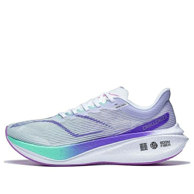 リーニン 薄墨色 薄墨色 紫 パープル \u0027GREY PURPLE\u0027 スニーカー レディース LI-NING (WMNS) FEIDIAN 3 CHALLENGER ARMT038-8 / GREY PURPLE