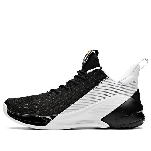 黒いこと 黒いこと 白いこと 白いこと \u0027INK FLOW\u0027 スニーカー メンズ ANTA KLAY THOMPSON 4 LOW 11921102-4 / BLACK WHITE