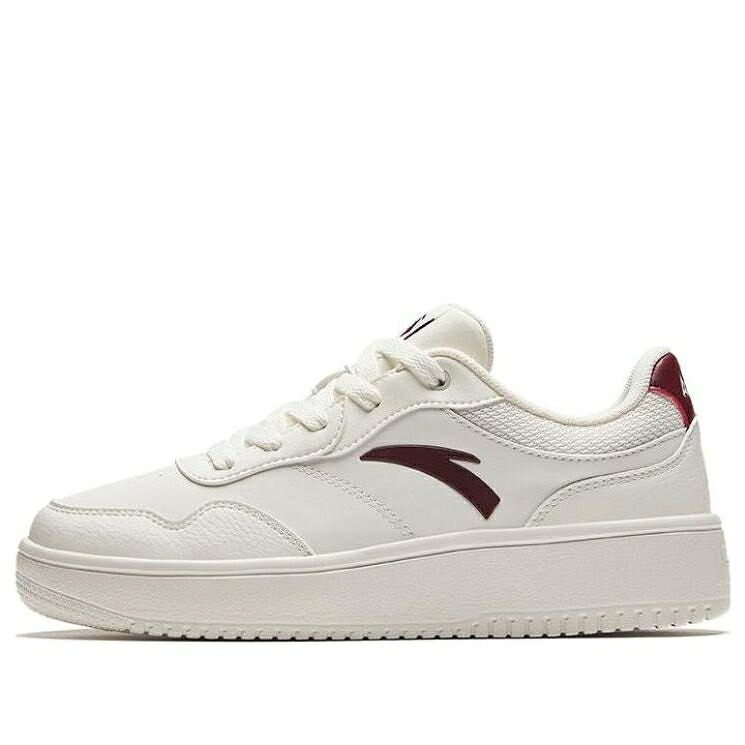 つづき物 白いこと 白いこと 赤 赤いこと \u0027WHITE RED\u0027 スニーカー レディース ANTA (WMNS) SKATEBOARDING SERIES SNEAKERS 922428010-6 / WHITE RED