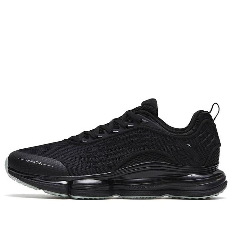 続きもの 黒いこと 黒いこと \u0027BLACK\u0027 スニーカー メンズ ANTA RUNNING SERIES SNEAKERS 112315501-2 / BLACK