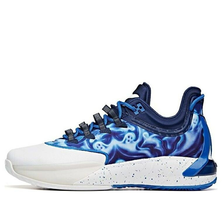 青色 ブルー 白色 ホワイト 'HALLOWEEN' スニーカー メンズ ANTA GORDON HAYWARD 1 112041103-3 / BLUE WHITE
