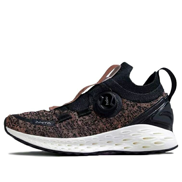 黒いこと 黒いこと 赤銅色 赤銅色 \u0027BLACK TECHNOLOGY\u0027 スニーカー レディース ANTA (WMNS) X NASA FLASHFOAM LOW HOLE 12915580-4 / BLACK BROWN