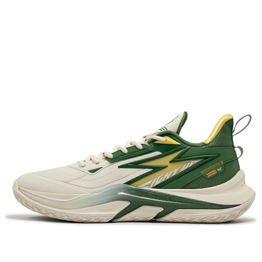 ベージュ 緑 緑であること 黄味がかった 黄色 \u0027BEIGE GREEN\u0027 スニーカー メンズ 361 DEGREES 361 DEGREES LIGHT UP PRM 672441114-4 / BEIGE GREEN YELLOW