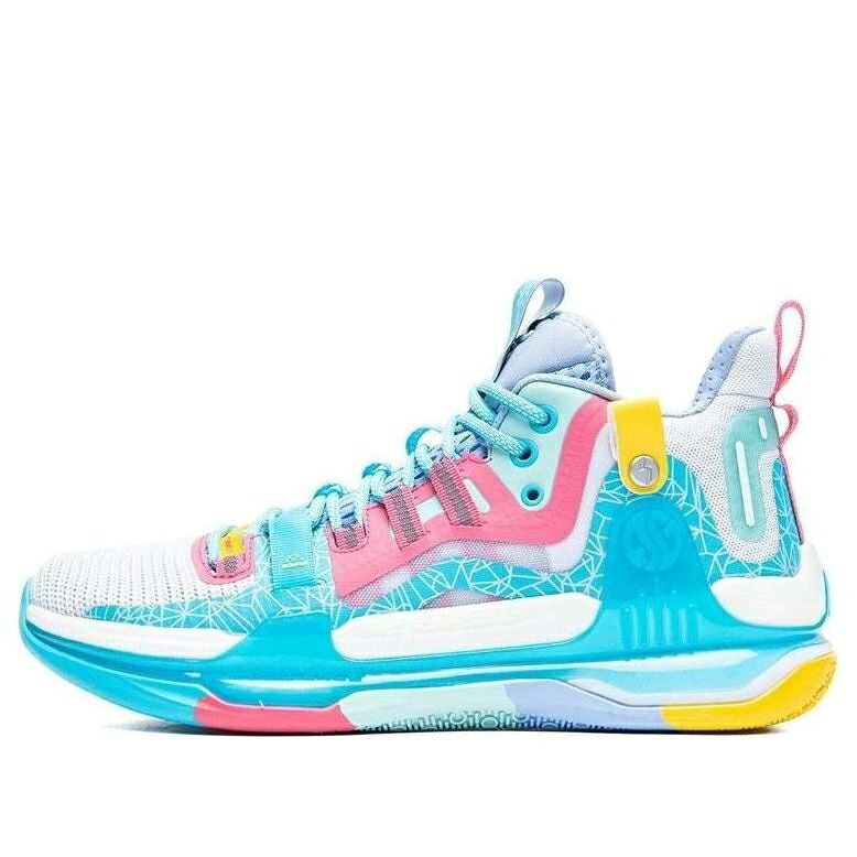労働者階級 青み 青色 サクラ色 \u0027ICE ROCKY\u0027 スニーカー メンズ 361 DEGREES 361 DEGREES X THREE BODY AG1 PRO AARON GORDON 672121105-1 / BLUE PINK