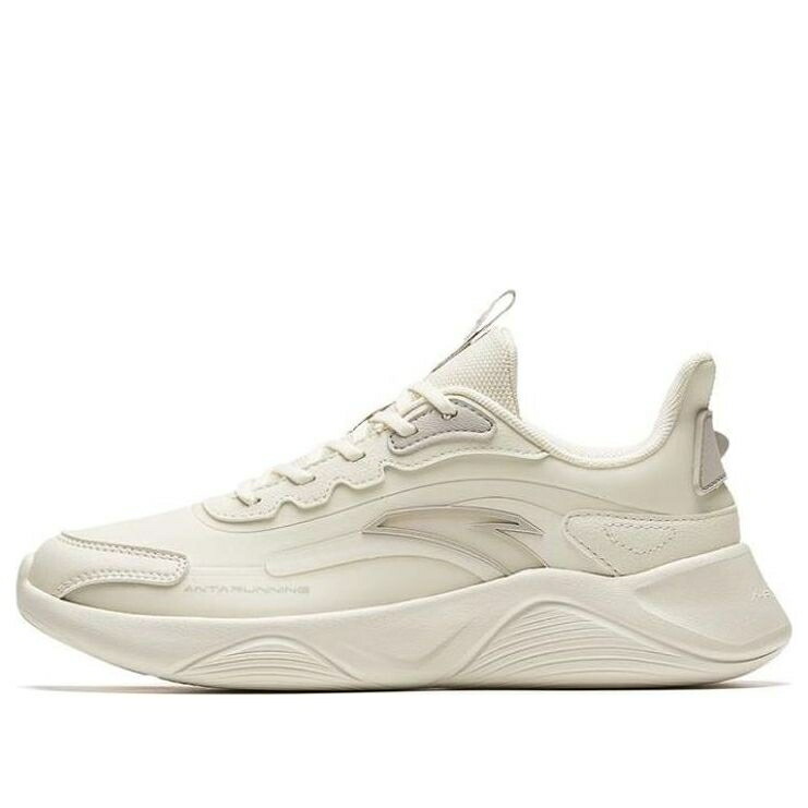 続きもの 白いこと 白いこと ベージュ \u0027WHITE BEIGE\u0027 スニーカー レディース ANTA (WMNS) RUNNING SERIES SNEAKERS 922355540-6 / WHITE BEIGE