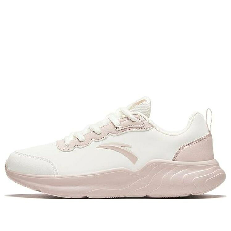 続きもの 白いこと 白いこと さくら色 \u0027WHITE PINK\u0027 スニーカー レディース ANTA (WMNS) RUNNING SERIES SNEAKERS 922345527-10 / WHITE PINK