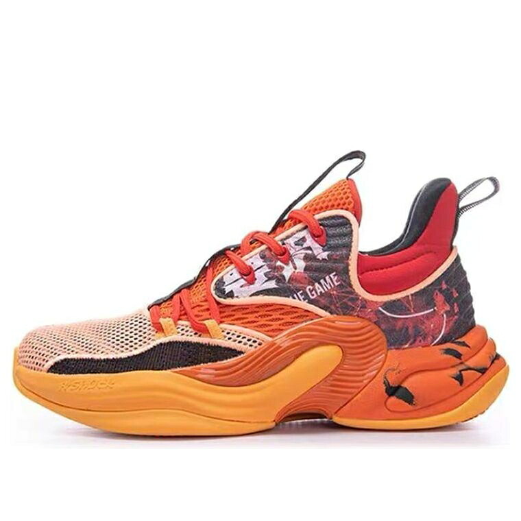 ウェーブ ウェイブ 橙 オレンジ 黄色 イエロー 'ORANGE YELLOW' スニーカー メンズ ANTA HEAR WAVE 2 112031105-3 / ORANGE YELLOW