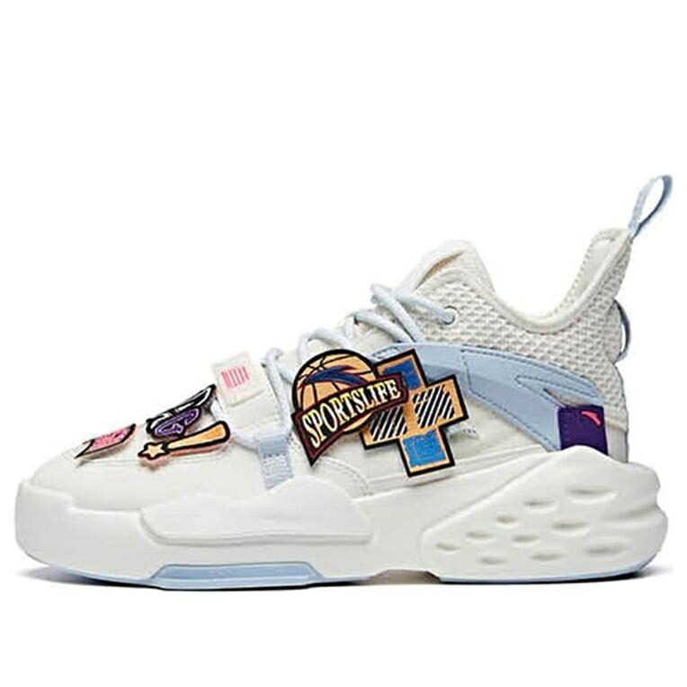 白いこと 白いこと 青み 青色 \u0027WHITE BLUE\u0027 スニーカー レディース ANTA (WMNS) BAAS VELCRO 122018087-3 / WHITE BLUE