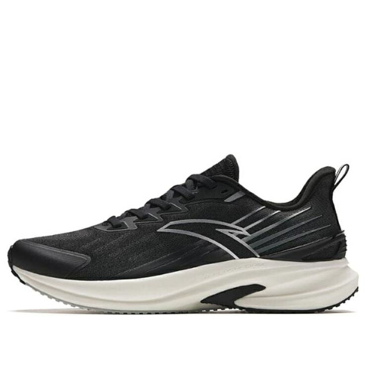 黒色 ブラック 白色 ホワイト BLACK WHITE スニーカー メンズ ANTA LING 4 112425585-5 / BLACK WHITE