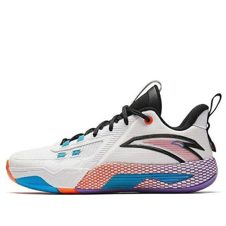 クイック 青味 青み 白いこと 白いこと 橙 オレンジ色 \u0027WHITE ORANGE\u0027 スニーカー メンズ ANTA QUICK BATTLE 5 BLUE 112341113-3 / WHITE BLUE ORANGE