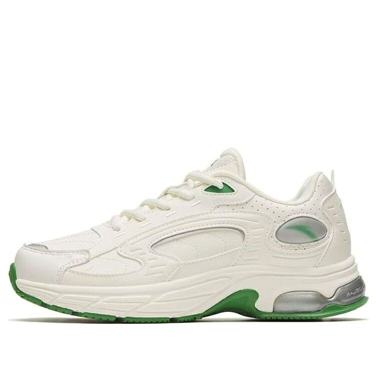象牙色 緑 緑であること \u0027IVORY GREEN\u0027 スニーカー レディース ANTA (WMNS) AT954 122315503-4 / IVORY GREEN