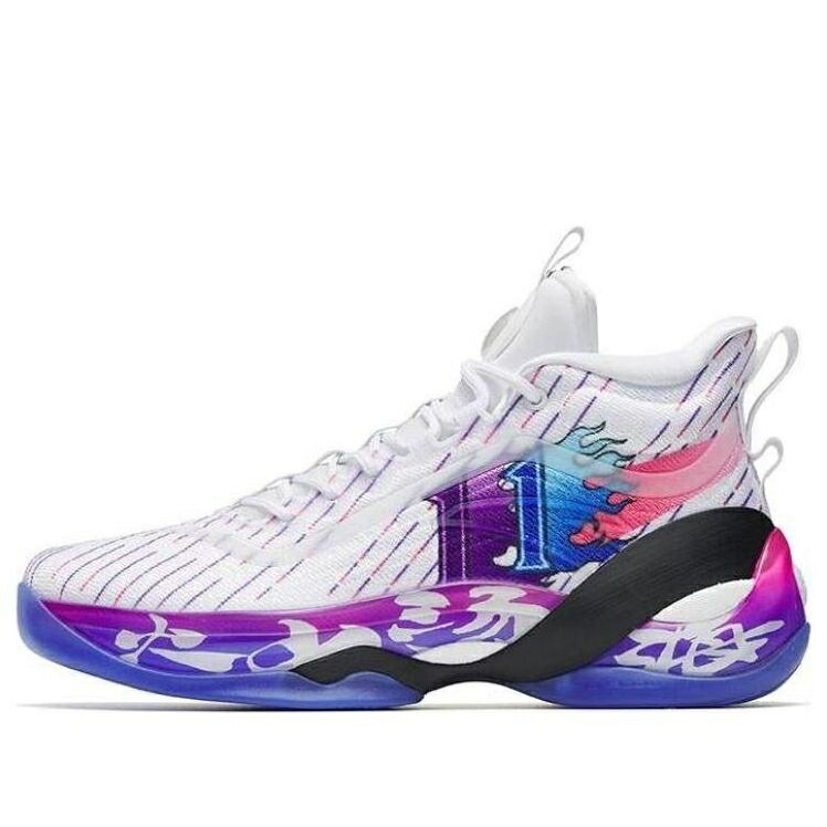 白いこと 白いこと 紫 パープル \u0027WHITE PURPLE\u0027 スニーカー メンズ ANTA KLAY THOMPSON 7 112241102-2 / WHITE PURPLE