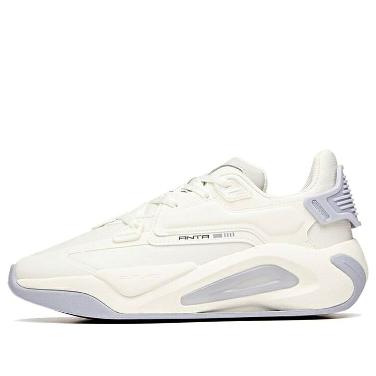 続きもの 白いこと 白いこと 紫 パープル 薄墨色 薄墨色 \u0027DURABLE GREY\u0027 スニーカー レディース ANTA (WMNS) LIFE SERIES SNEAKERS BREATHABLE WHITE PURPLE 122118083-1 / WHITE PURPLE GREY