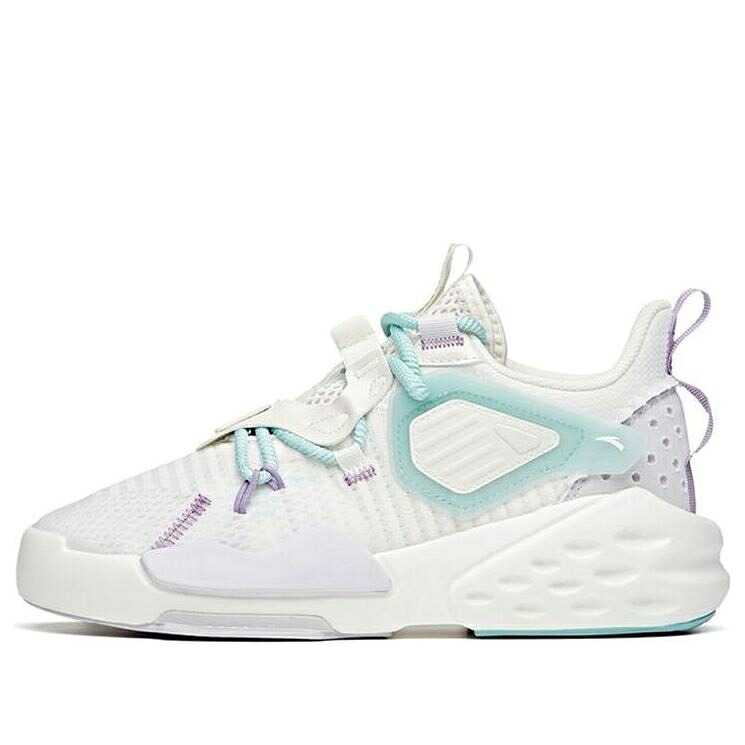 ミッド 青み 青色 白いこと 白いこと 紫 パープル \u0027WHITE PURPLE\u0027 スニーカー レディース ANTA (WMNS) BADAO MID BLUE 122128084-3 / WHITE BLUE PURPLE