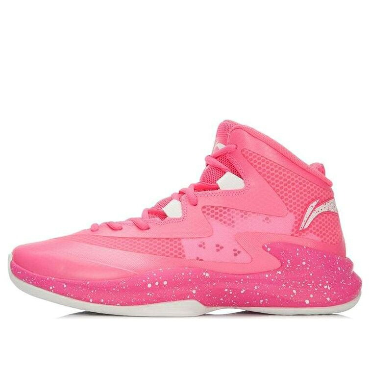 リーニン サー青二才 ご機嫌 さくら色 白いこと 白いこと \u0027PINK\u0027 スニーカー メンズ LI-NING SUPERLIGHT 13 HIGH ABFL011-5 / PINK WHITE