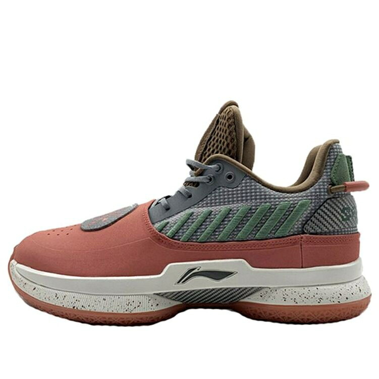 リーニン ウェイド 赤 赤いこと 薄墨色 薄墨色 \u0027SATORI\u0027 スニーカー メンズ LI-NING WAY OF WADE 7 ABAN079-11 / RED GREY
