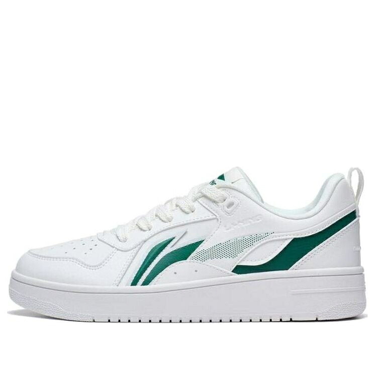 リーニン 白いこと 白いこと 緑 緑であること \u0027WHITE GREEN\u0027 スニーカー メンズ LI-NING SHIYI AGCT341-1 / WHITE GREEN
