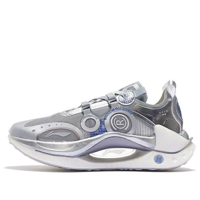 リーニン 薄墨色 薄墨色 しろがね色 しろがね色 \u0027GREY SILVER\u0027 スニーカー メンズ LI-NING CRC AZGS083-2 / GREY SILVER