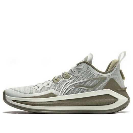 リーニン 灰色 グレー 緑 グリーン 'BREATHE WILDERNESS' スニーカー メンズ LI-NING LIREN 3 V2 IN THE ABAT057-11 / GREY GREEN｜スニケス