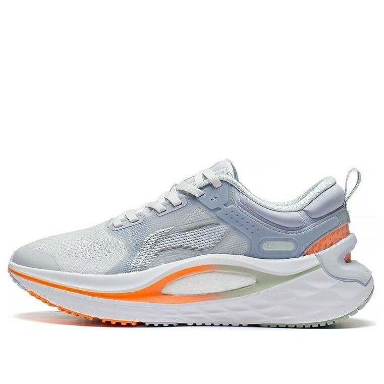 リーニン 青味 青み 薄墨色 薄墨色 橙 オレンジ色 \u0027GREY ORANGE\u0027 スニーカー メンズ LI-NING FURIOUS RIDER 6 BLUE ARZS001-5 / GREY BLUE ORANGE