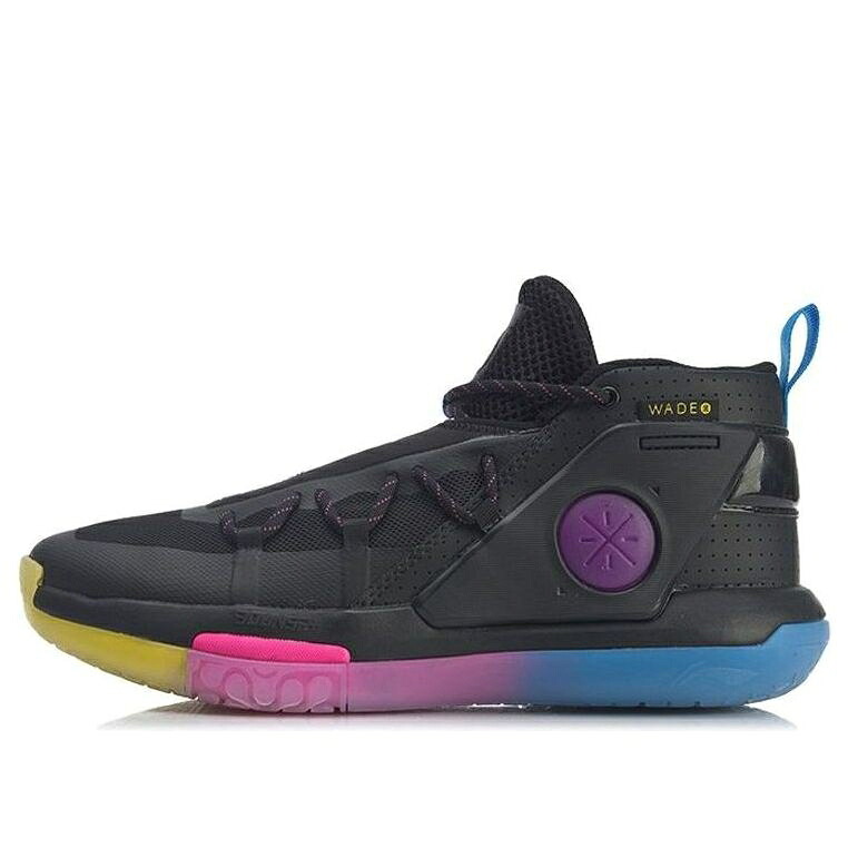 リーニン ウェイド 黒いこと 黒いこと 紫 パープル \u0027BLACK PURPLE\u0027 スニーカー メンズ LI-NING WADE FISSION 6 ABAQ031-8 / BLACK PURPLE