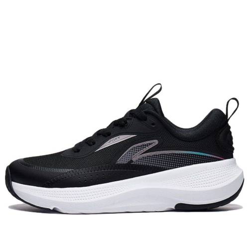 リーニン エレメント 黒色 ブラック 白色 ホワイト 'BLACK WHITE' スニーカー レディース LI-NING (WMNS) SOFT ELEMENT AGLT180-1 / BLACK WHITE
