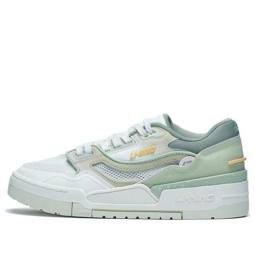 リーニン 白いこと 白いこと 緑 緑であること \u0027MATCHA GREEN\u0027 スニーカー レディース LI-NING (WMNS) 001 BTC PRM AGCT068-2 / WHITE GREEN