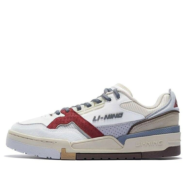 リーニン 薄墨色 薄墨色 白いこと 白いこと 赤 赤いこと \u0027WHITE RED\u0027 スニーカー メンズ LI-NING 001 BTC GREY AZGS091-3 / WHITE GREY RED