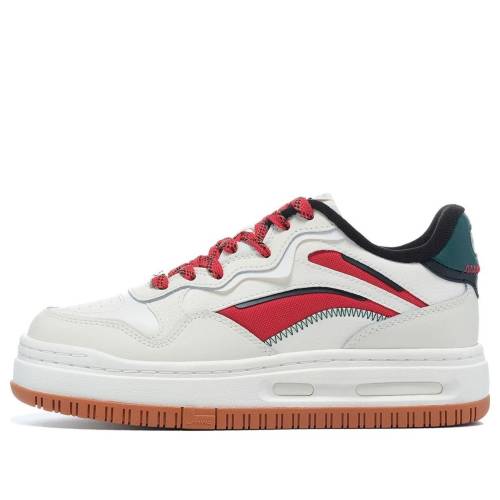 リーニン 赤 赤いこと 白いこと 白いこと 緑 緑であること \u0027WHITE GREEN\u0027 スニーカー レディース LI-NING (WMNS) FUTURE C1 RED AGCT028-11 / WHITE RED GREEN