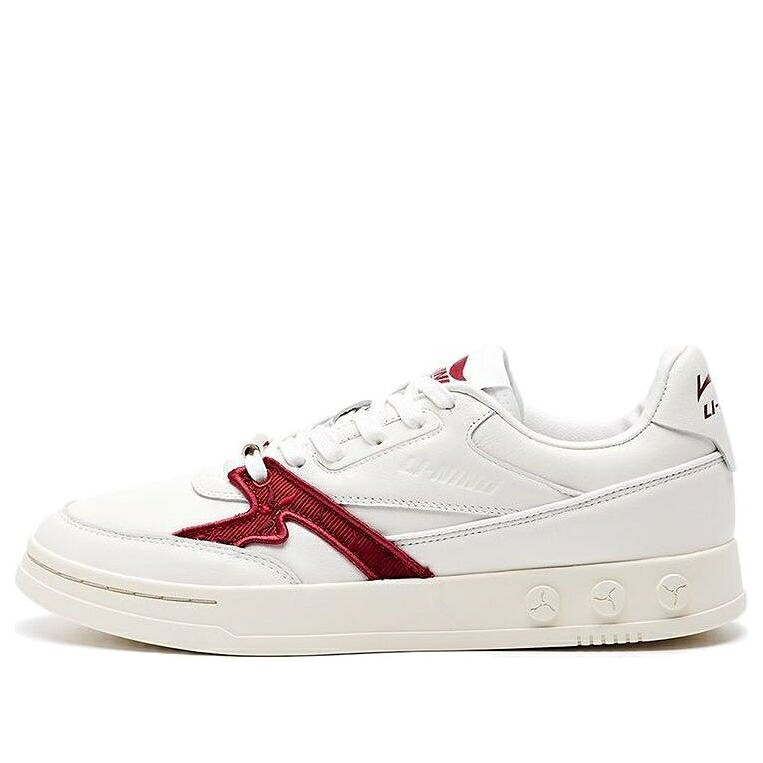 リーニン 白いこと 白いこと 赤 赤いこと \u0027WHITE RED\u0027 スニーカー メンズ LI-NING 1990 ALFR099-1 / WHITE RED