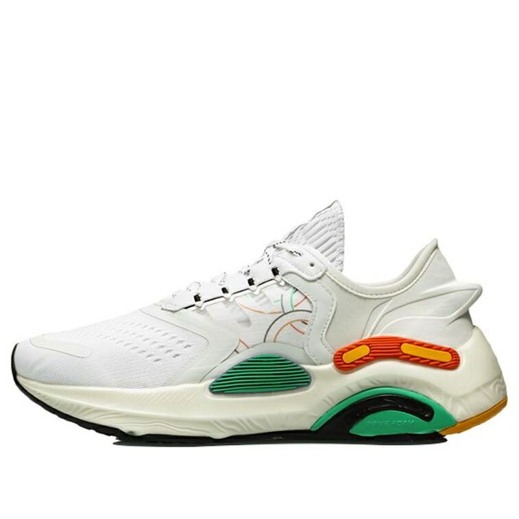 リーニン 緑 グリーン 白色 ホワイト 赤 レッド WHITE RED スニーカー レディース LI-NING (WMNS) LAM PLUS GREEN ARHQ078-7 / WHITE GREEN RED
